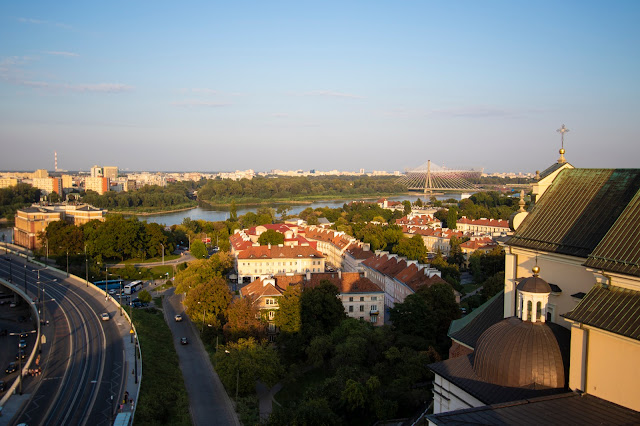 Panorama dalla Chiesa di Sant'Anna-Varsavia