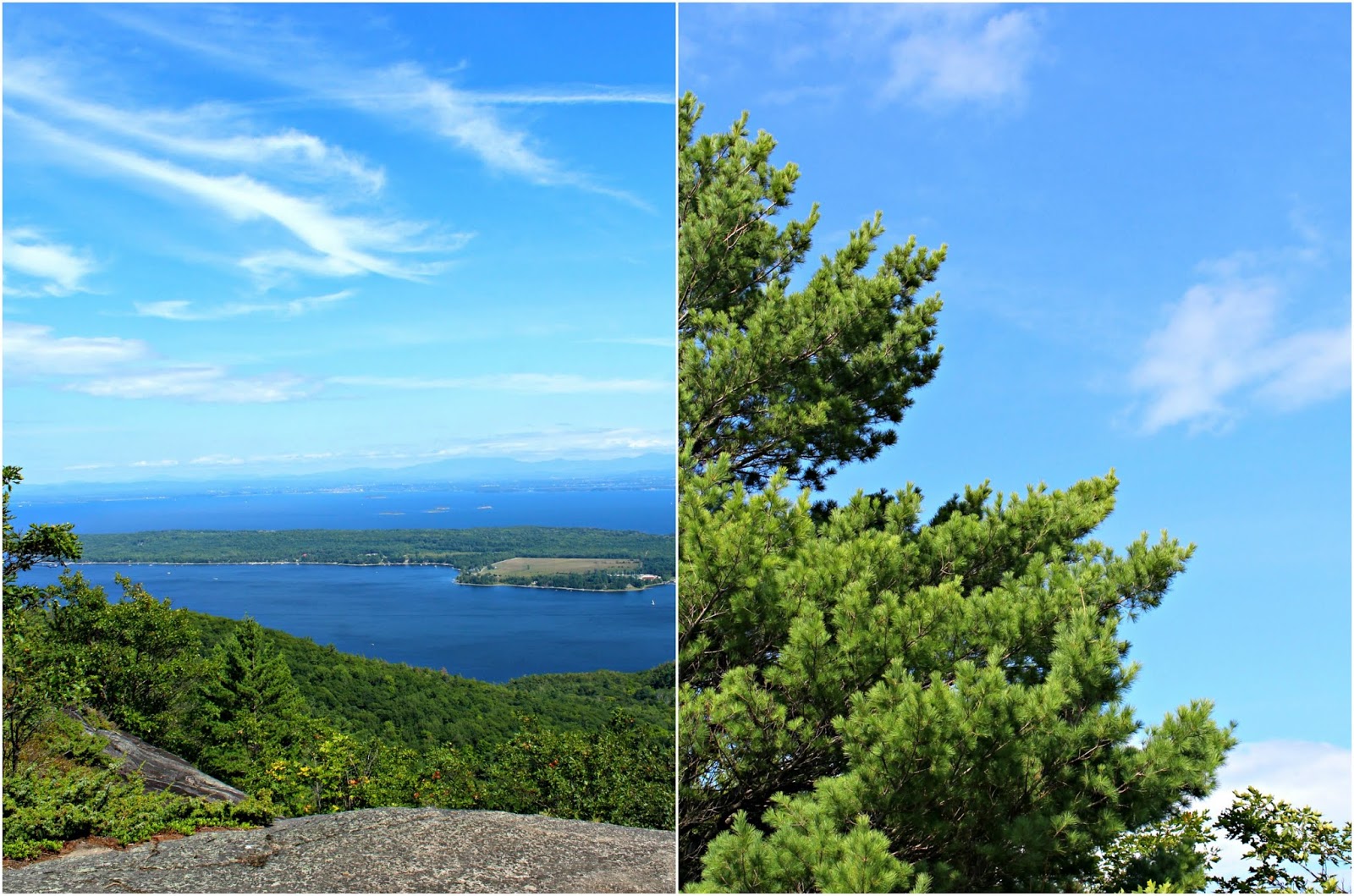 The Top of Rattlesnake Mountain in the Adirondack Mountains // New York