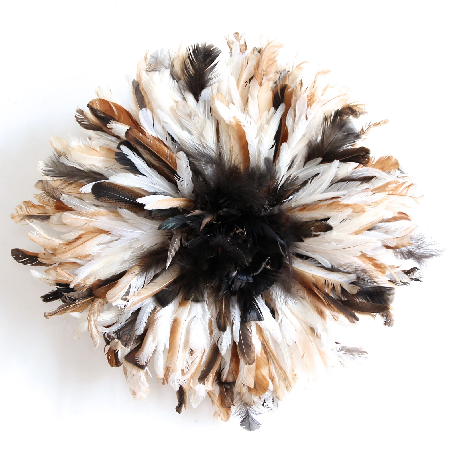 Juju Hat Cluster of Natural Feather