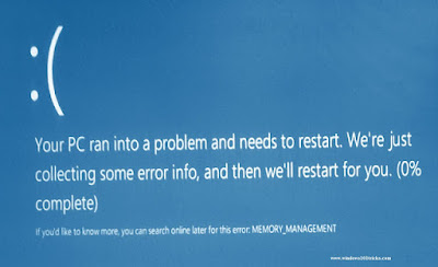 fix Memory Management error 0x0000001a fix Memory Management error 0x0000001a