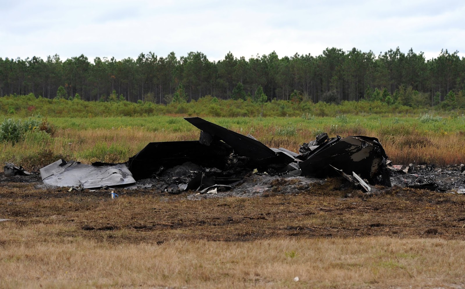 Lockheed Martin F22 Raptor Crash Image