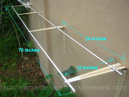 Practical Gardening: DIY Wall-Mounted Garden Nursery Racks