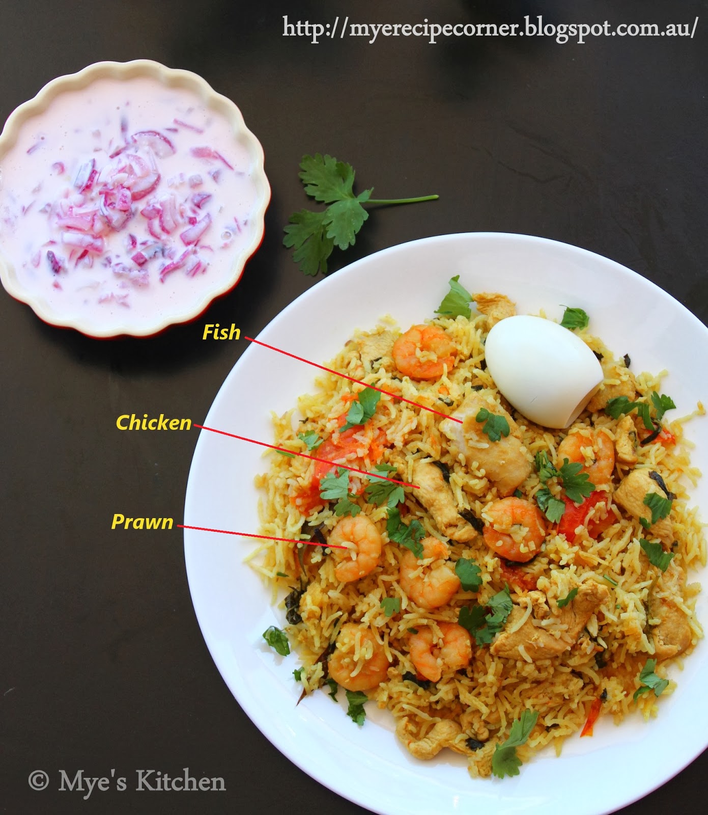 Mye's Kitchen Mixed Biryani / Mixed Non Veg Biryani / Biryani with
