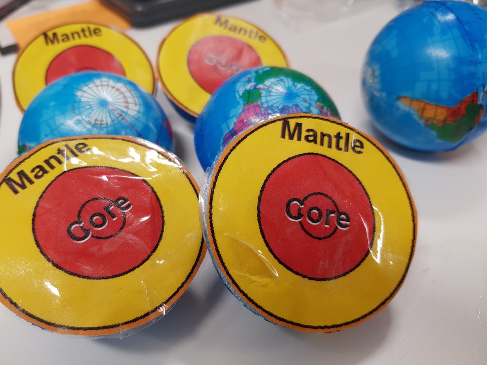 Geography teacher sharing Selfmade teaching aids