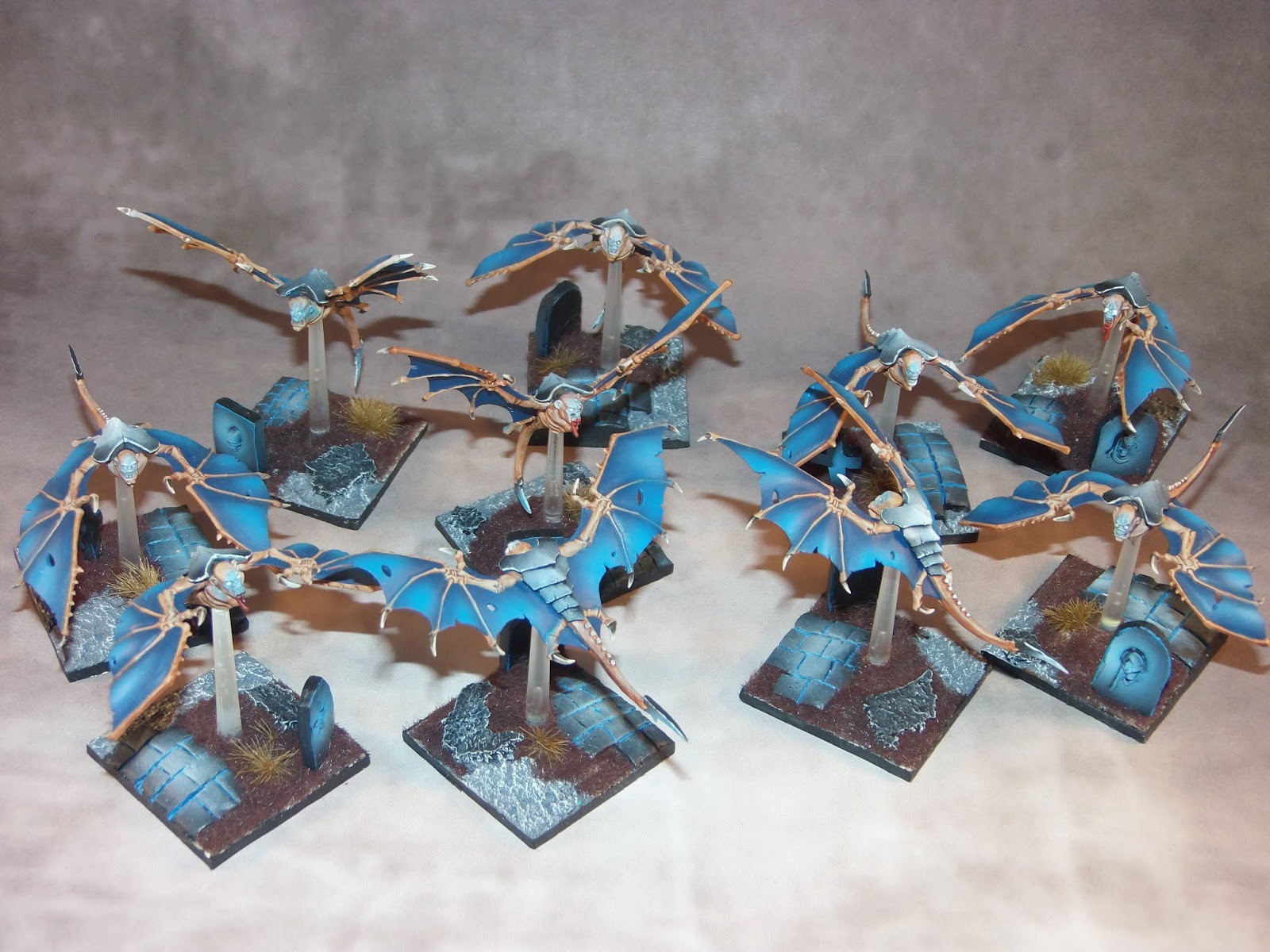 Miniature Painting Studio Fell Bats conversion Vampire Counts