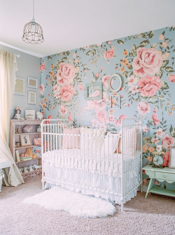 Pastel Colors Reign in This Adorable Nursery.