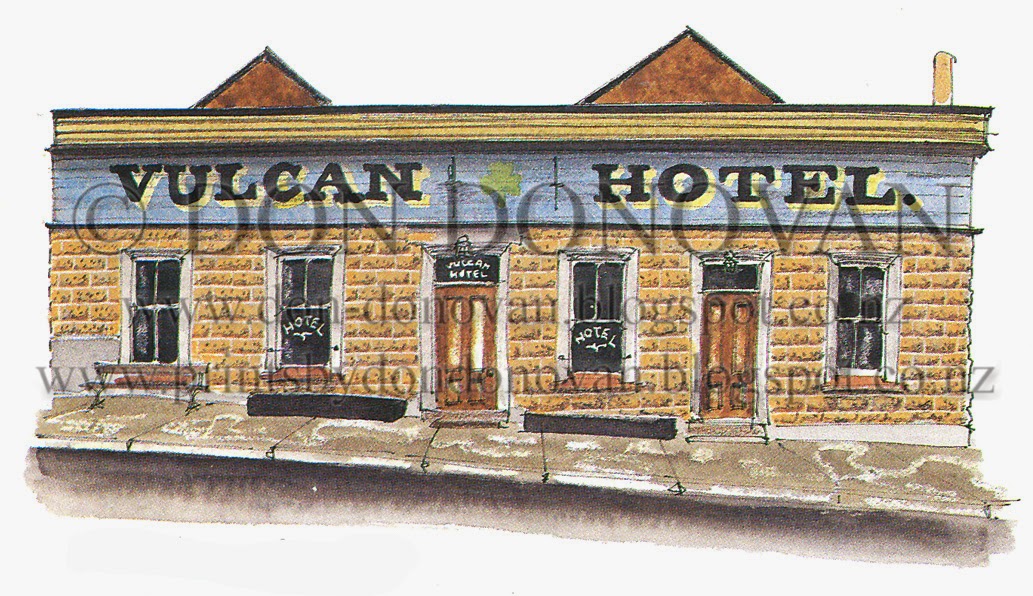 Don Donovan's World New Zealand Odyssey The Vulcan Hotel, St. Bathans