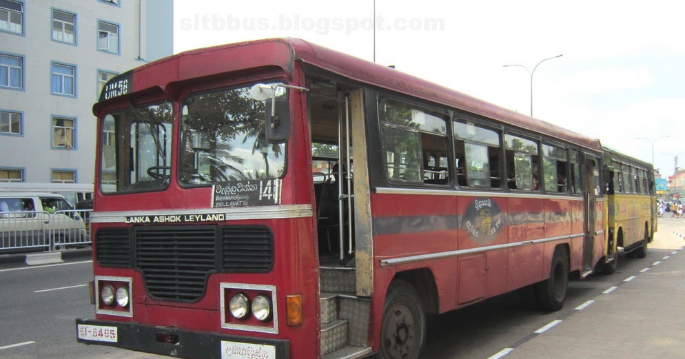 SLTB buses ශ්‍රී ලංගම බස් Lanka Ashok Leyland Viking modified bus from SLTB Udahamulla depot