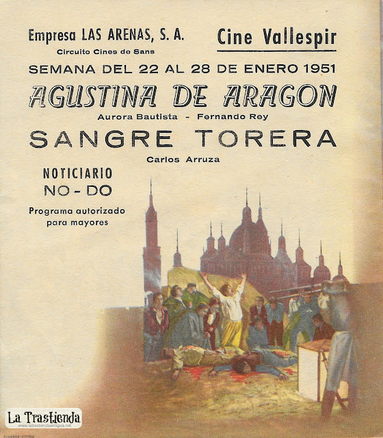 Agustina de Aragón - Programa de Cine - Aurora Bautista - Fernando Rey
