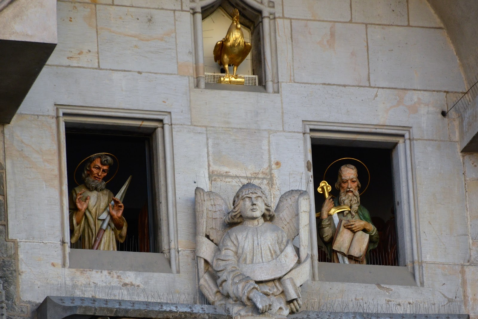 Apostles above the Prague astronomical clock