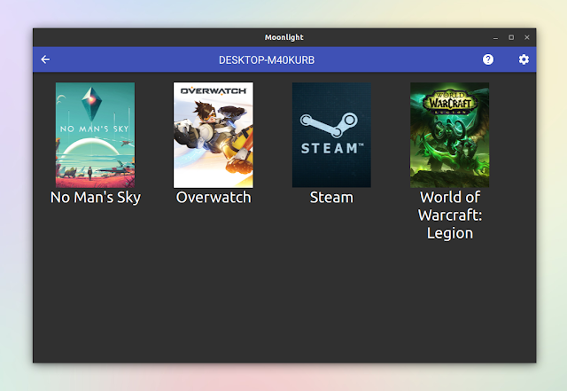Moonlight Game Streaming Qt desktop app