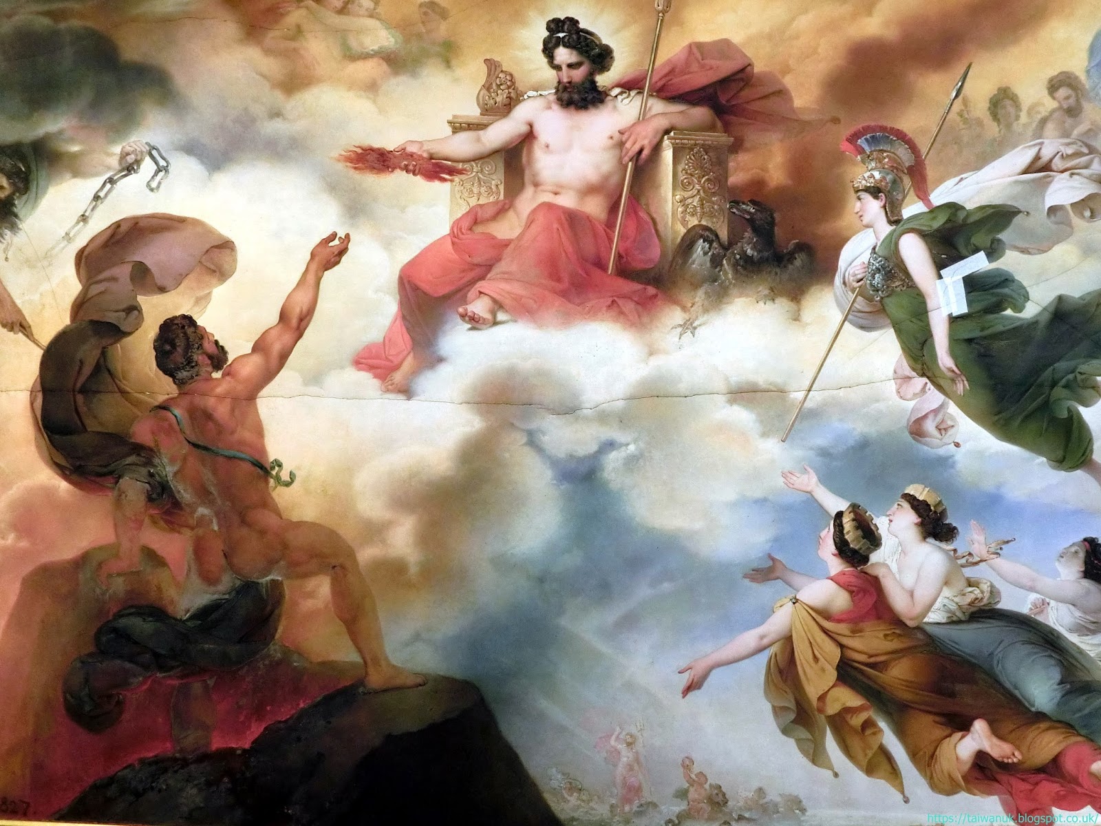 Геракл микеланджело. Гигачад бог зевс. Сторукие титаны. Зевс париж. Парижские граффити.