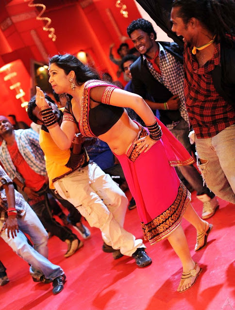 Actress Charmi Navel Show Photos From Damarukam