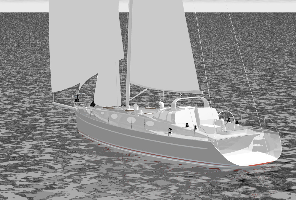TANTON YACHT DESIGN Swing Keel.