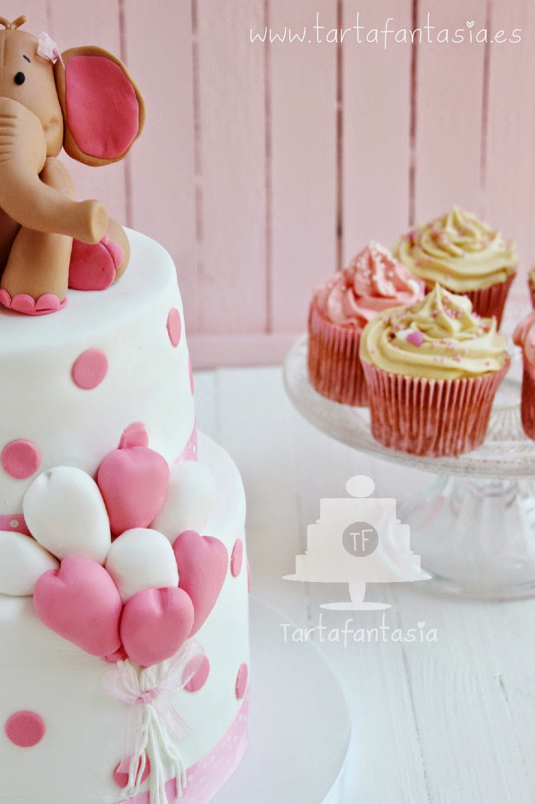 Tarta Elefante. Paso a Paso Elefante de Fondant - TartaFantasía