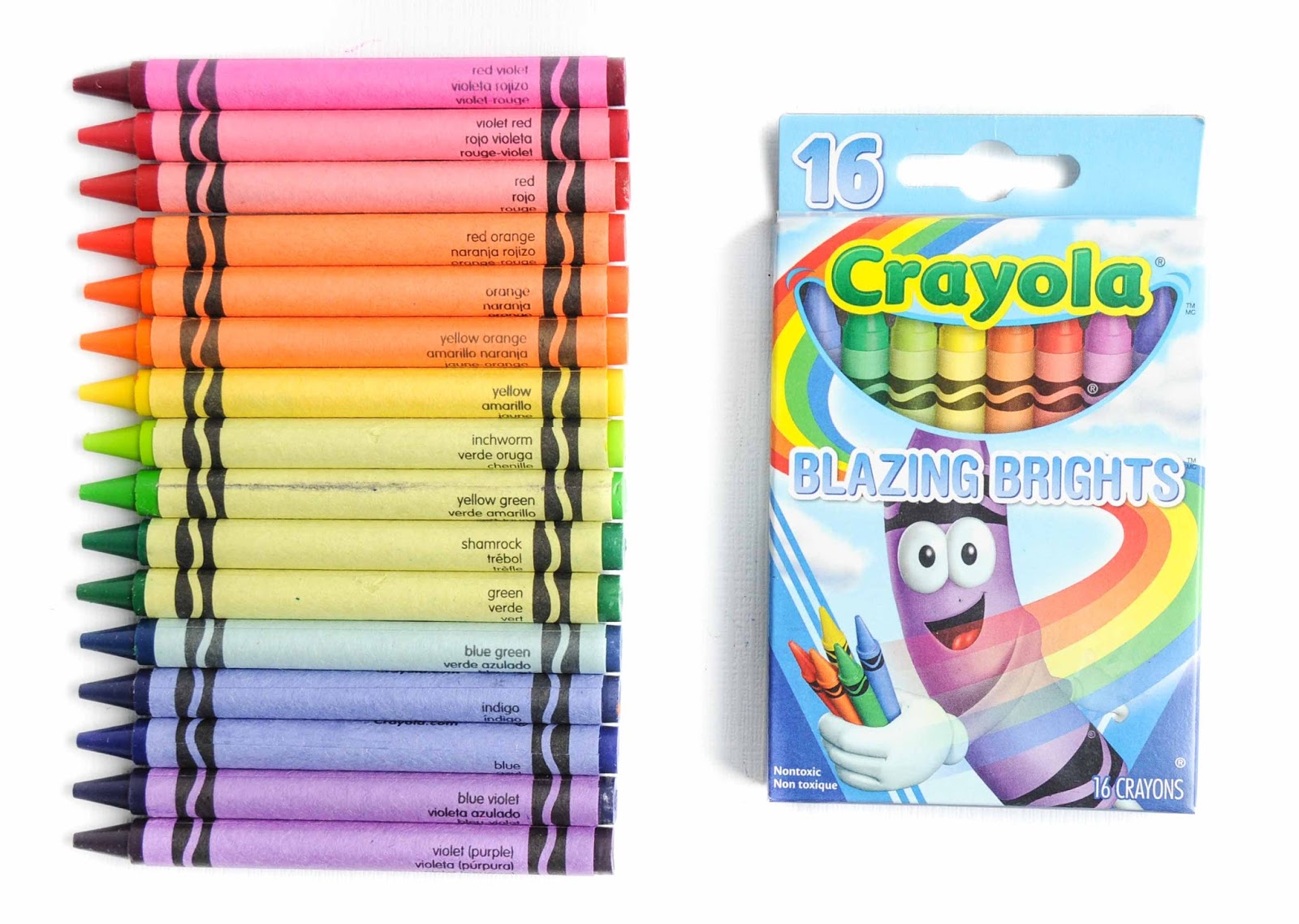 16) Crayola Crayons (laser lemon) BULK