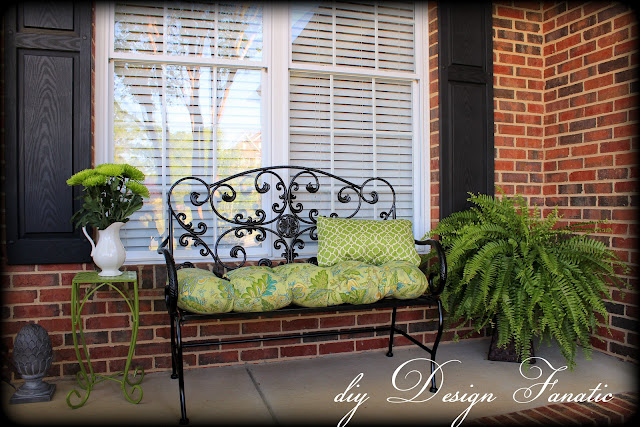 front porch, porch makeover, Spring, Flower pots