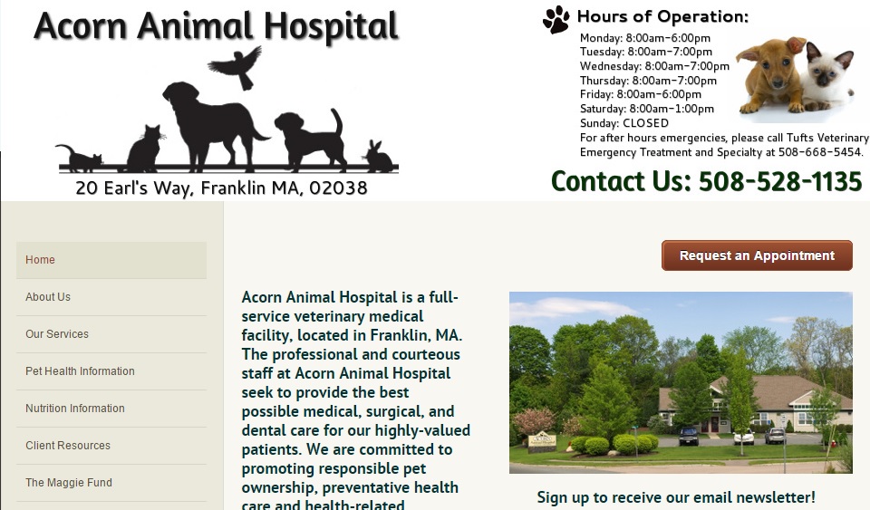 Franklin Matters yard sale Acorn Animal Hospital Aug 16 800AM