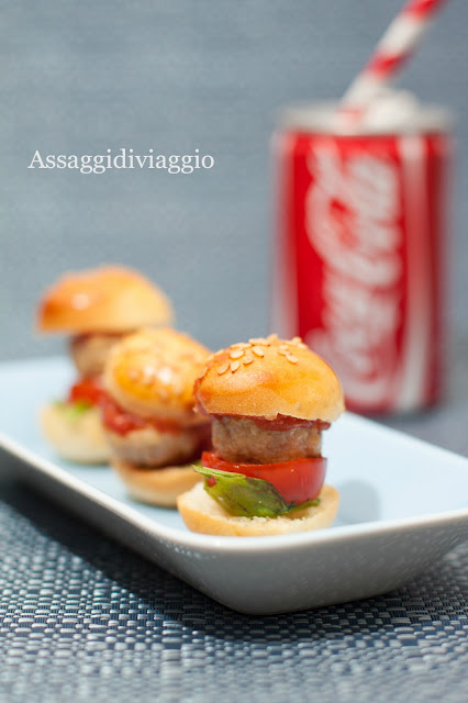 Mini hamburger di pollo di Luca Montersino