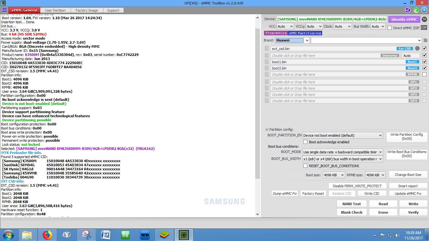 Huawei G610 U00 EMMC Boot Partition MOBILE PHONE REPEAIR GUIDE