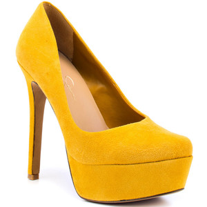 Jessica Simpson yellow wedge sandals | Ladies Wedges Gallery