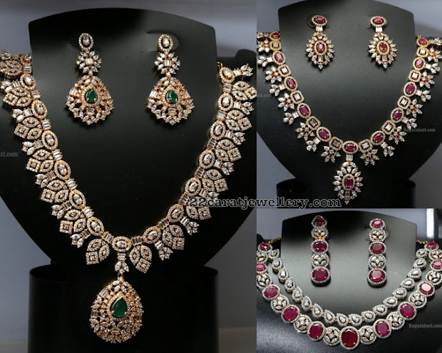 Diamond Sets by Diva Jewels Exhibition Jewellery Designs