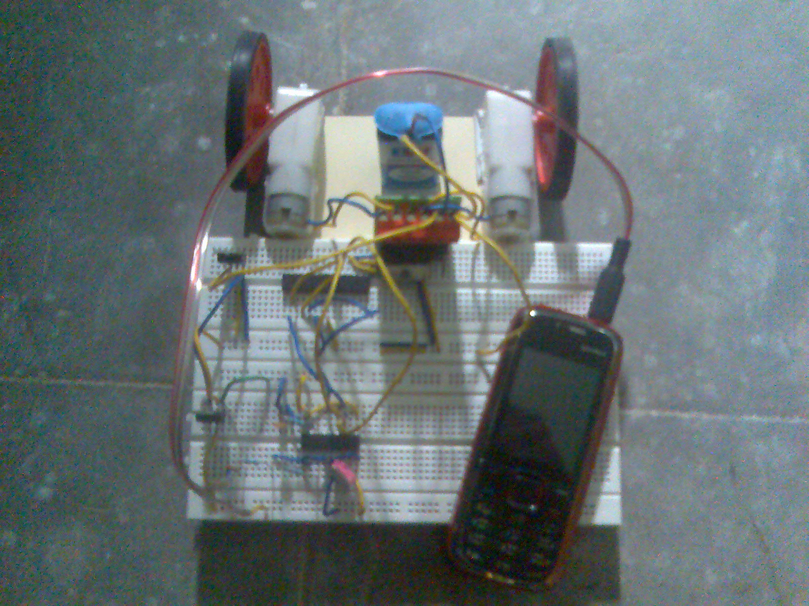 Robotics is fun: Mobile controlled Robot