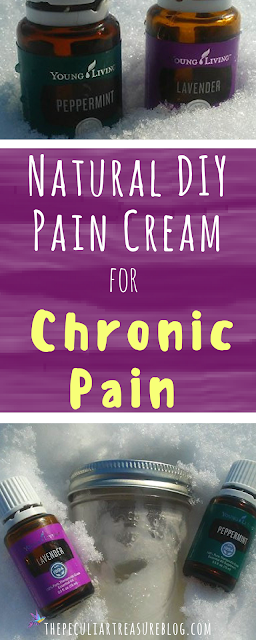 Natural, DIY Pain Cream for Joint and Muscle Pain. #Chronicpain #essentialoils #naturalpainrelief