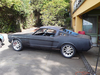 1966 Mustang Fastback Restomod: Wheels, Tyres and paint prep - interim post