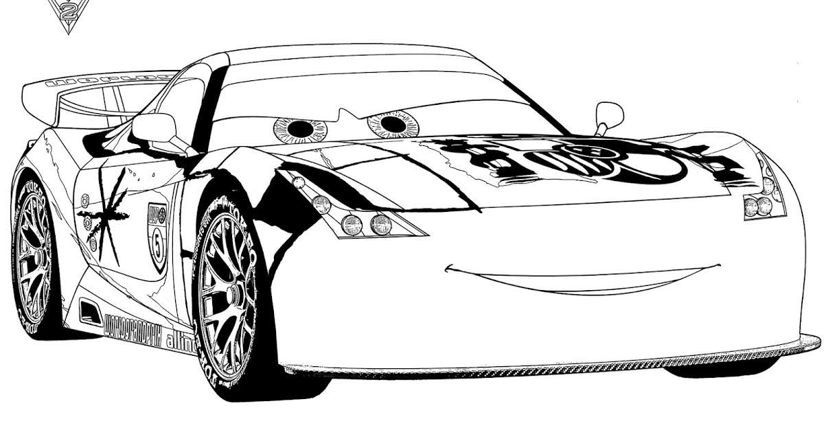 Cars 2 disegno da colorare n.7
