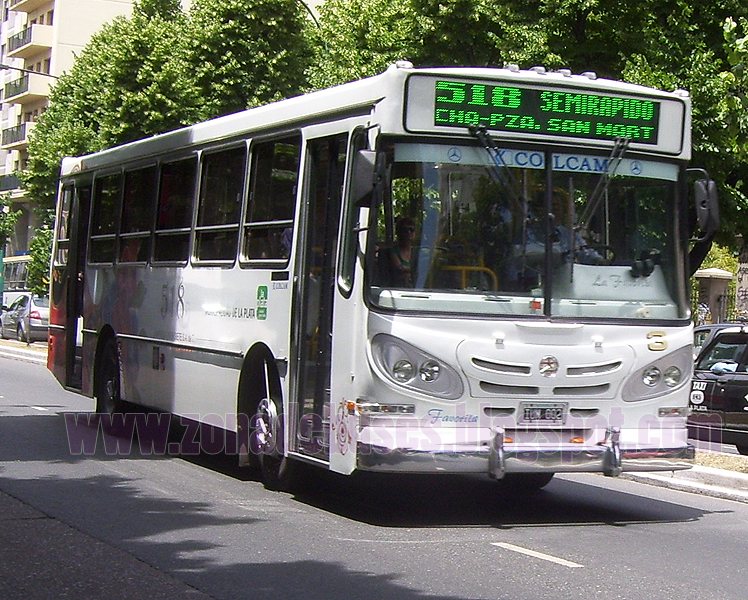 Colectibus - Zona de Buses: LINEA 518