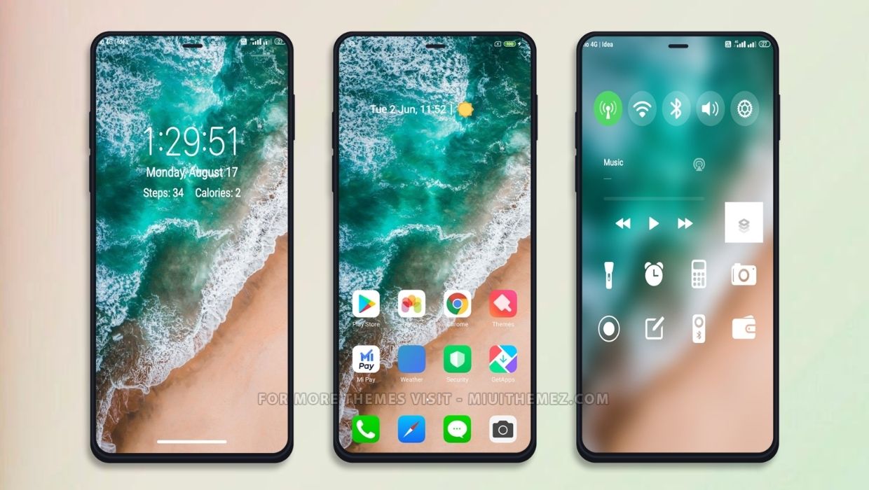 Time v12 MIUI Theme with iOS Design Time v12 MIUI Theme with iOS Design