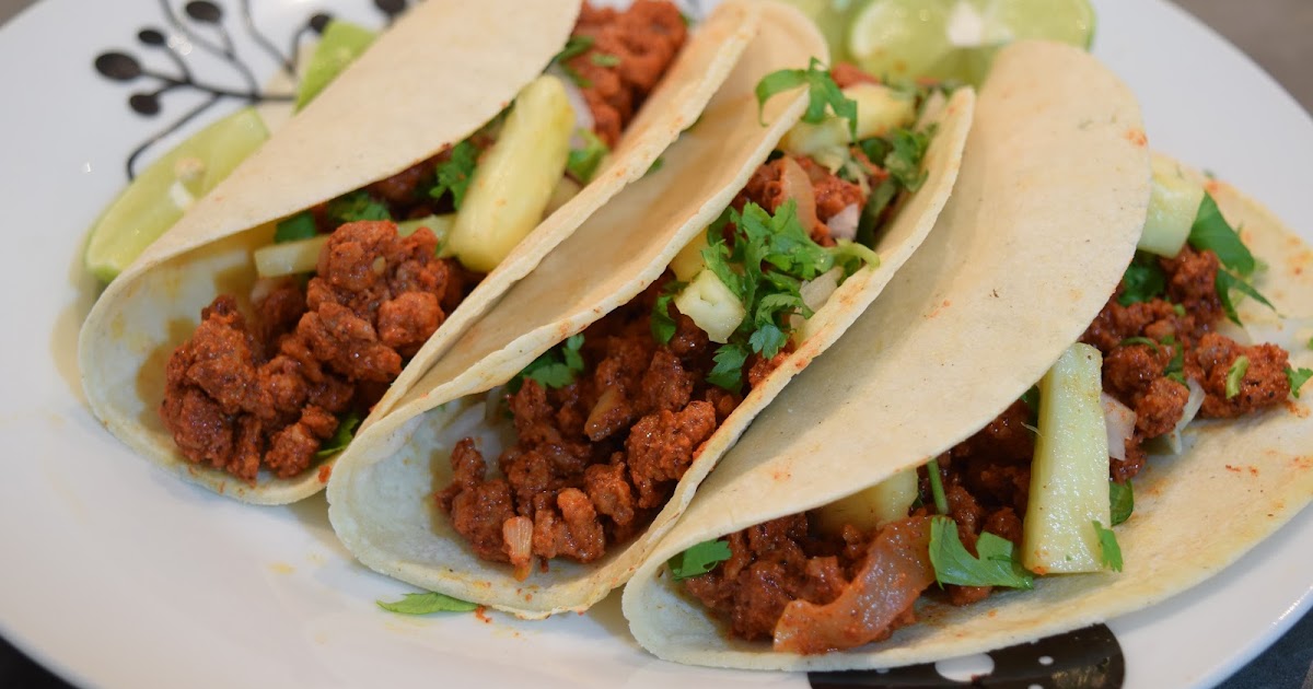 Tacos al pastor de soya