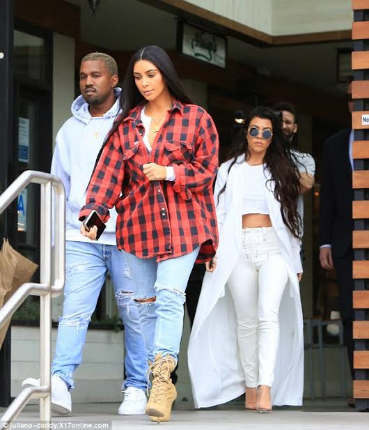 Photos Kim Kardashian steps out for a lunch date with her husband