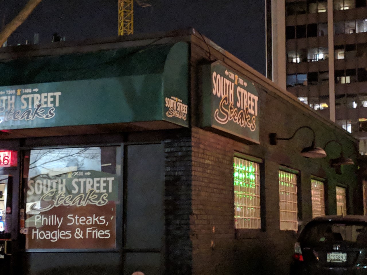 Robert Dyer Bethesda Row South Street Steaks signage goes back up in