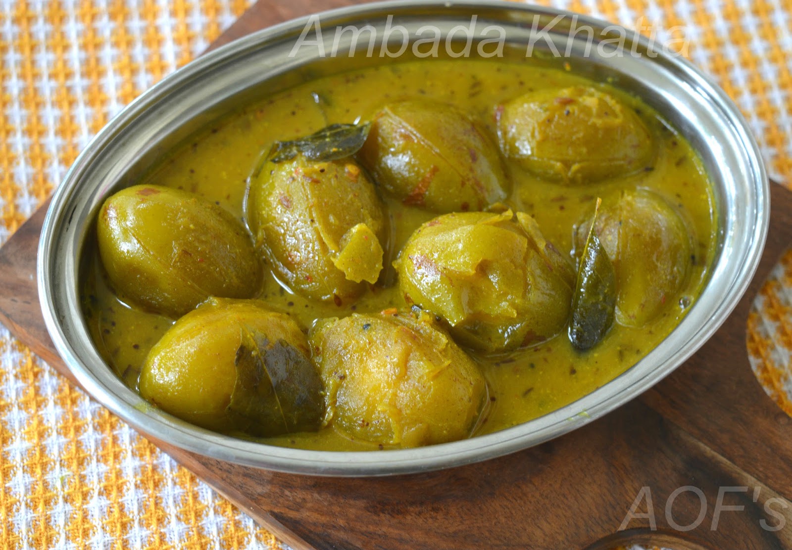 Oriyarasoi The cosmopolitan Odia's Kitchen ! Ambada/Ambeda Khatta