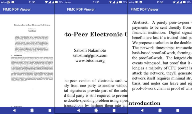 Pdf Reader Android Application