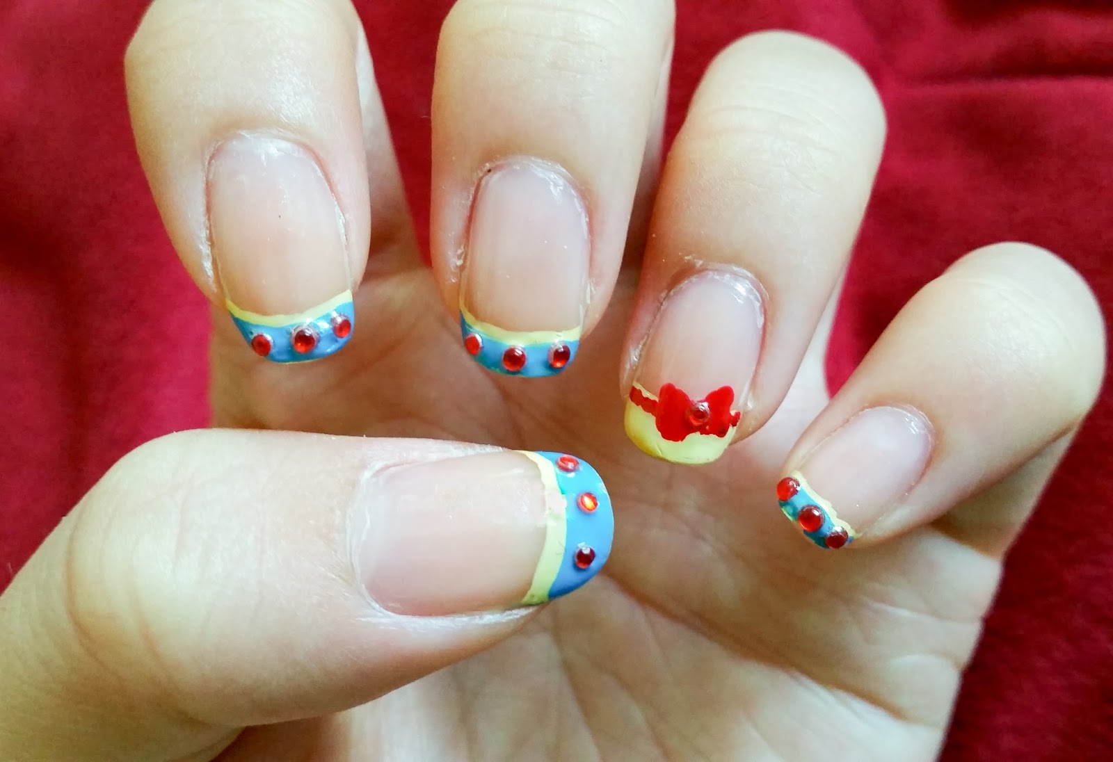 Snow White Manicure on Female Hands. Winter Nail Design Stock Image - Image  of female, bright: 60749741