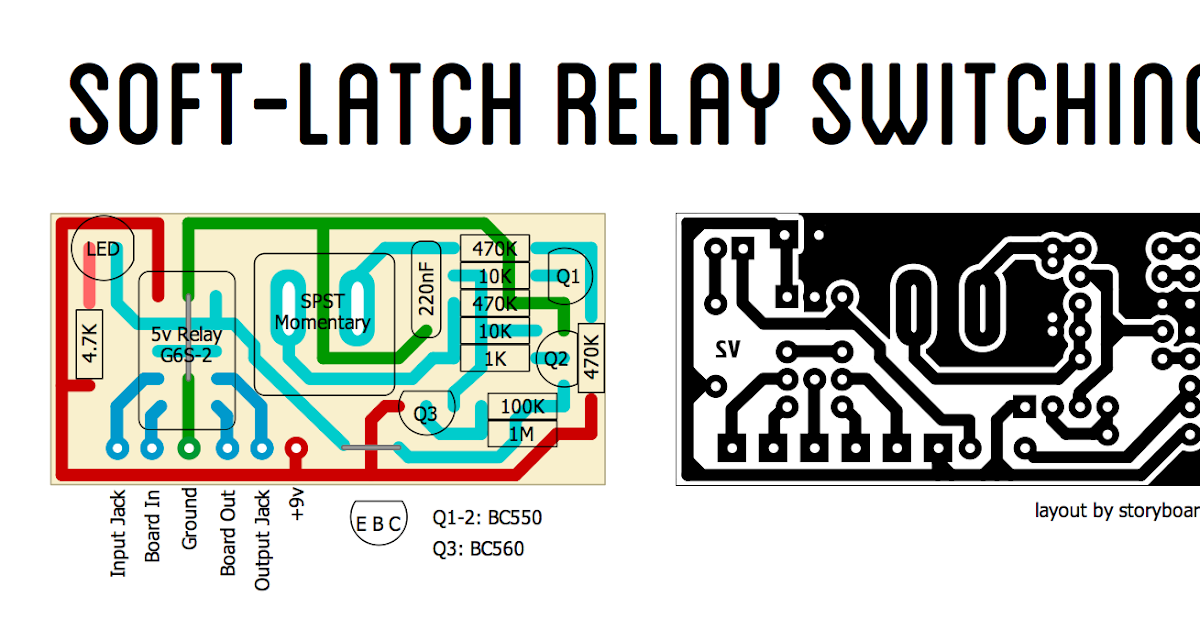 Perf and PCB Effects Layouts SoftLatch Relay Switching