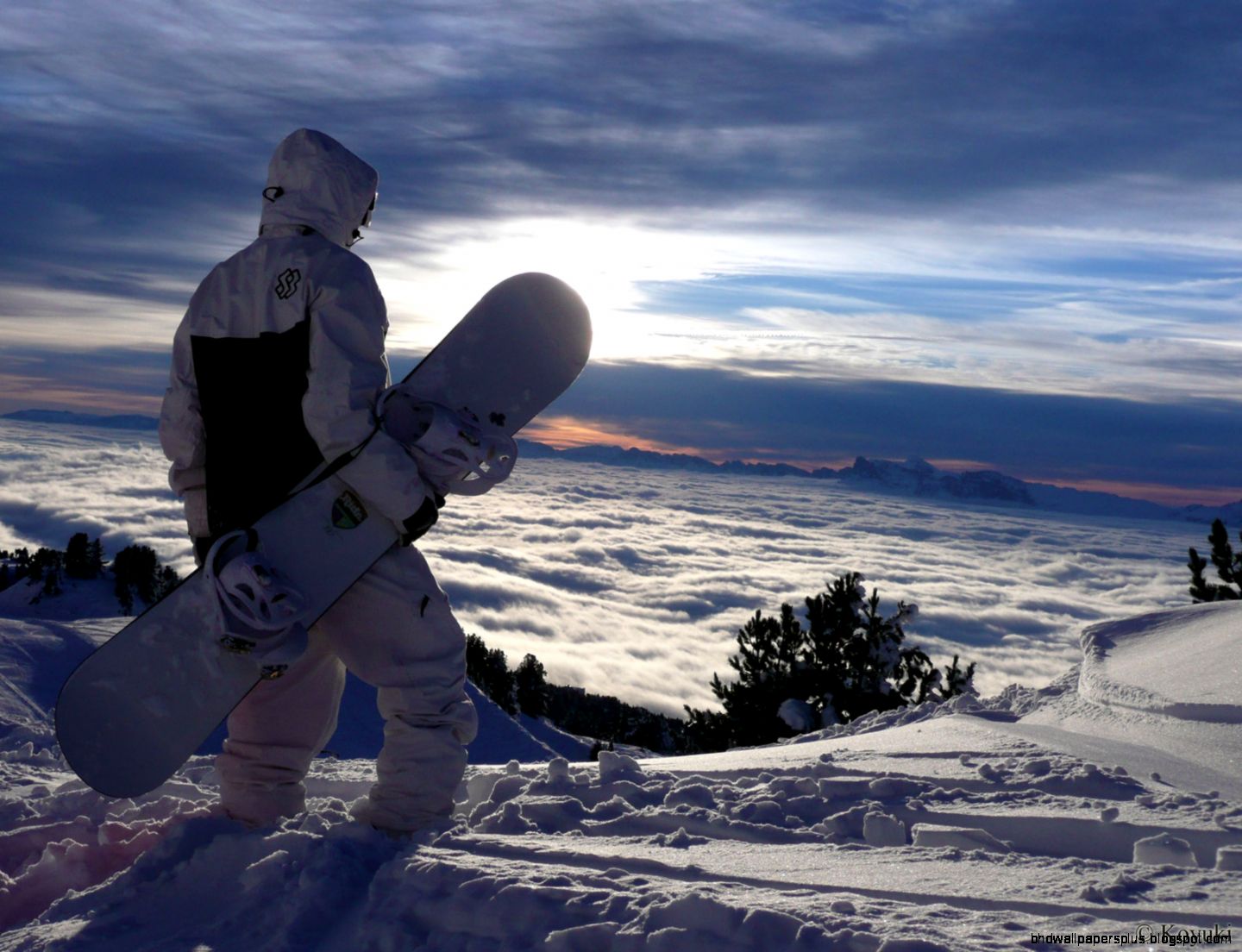 Snowboarding Mountain
