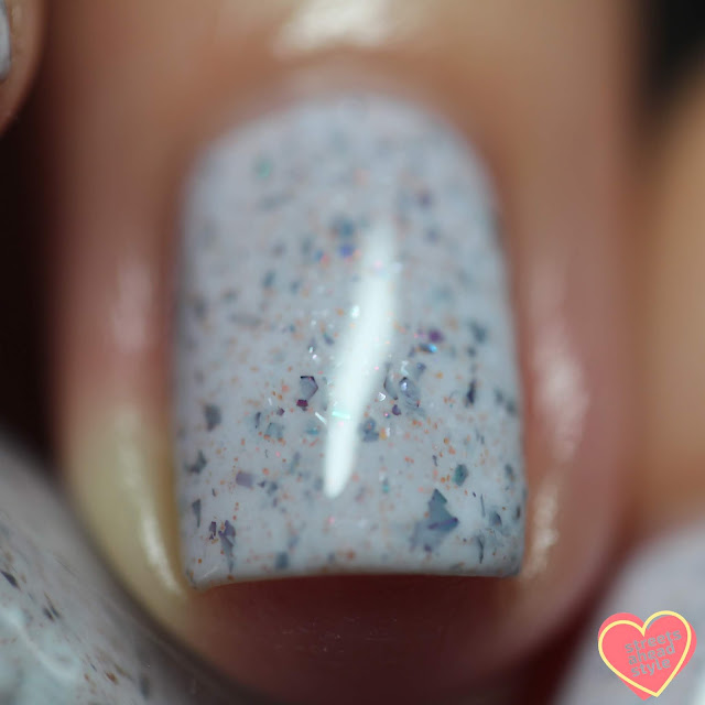 Girly Bits Cosmetics Not Plain White swatch by Streets Ahead Style