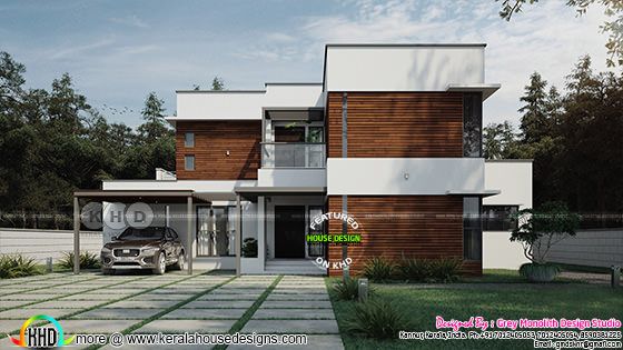 Minimalist contemporary house plan 2233 sq-ft Minimalist contemporary house plan 2233 sq-ft