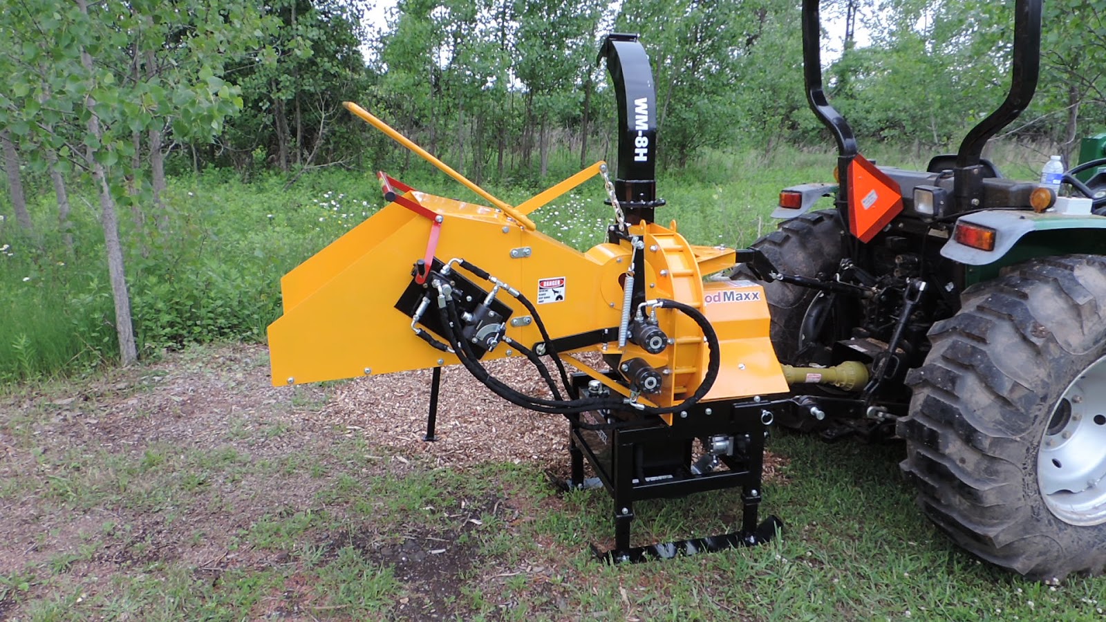 WoodMaxx WM-8H PTO Wood Chipper