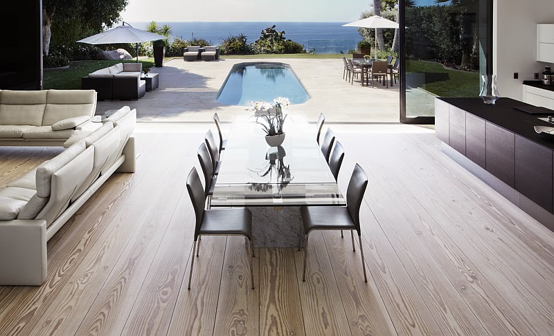 The wood style by winning the rooms of the house