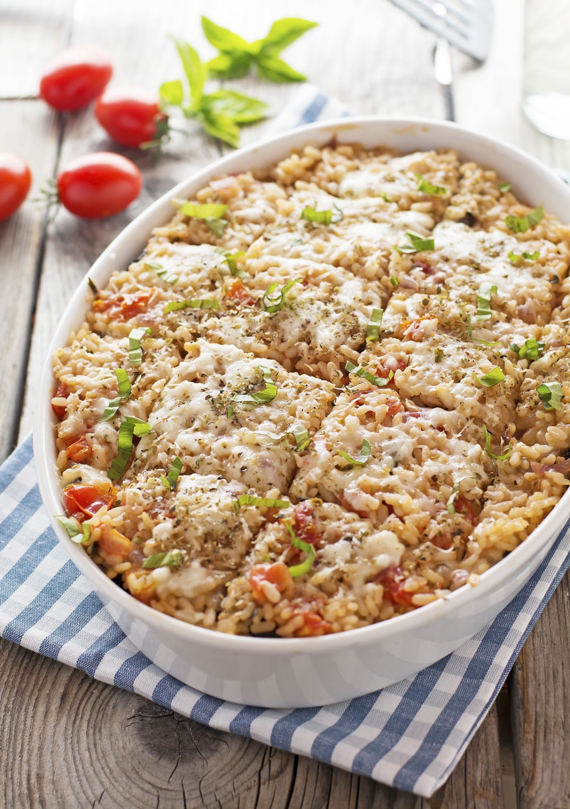 The Iron You Eggplant Parm Rice Casserole