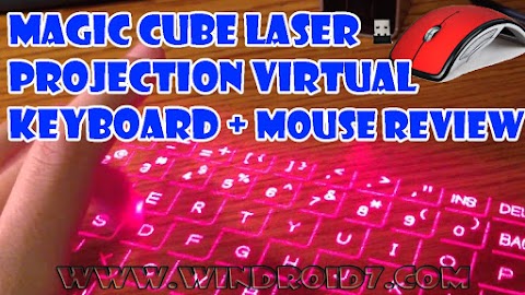 Magic Cube Laser Keyboard Review // Teclado Laser Para Android, iOS, WP ,PC, PS3 y Mas [Español MX]