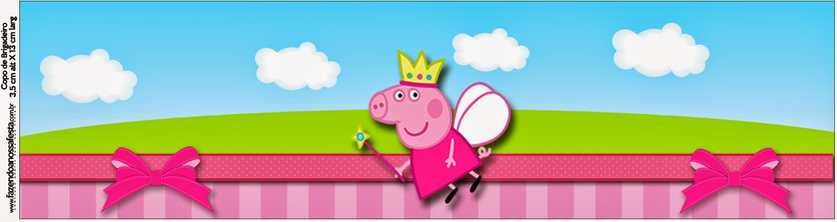 Peppa Pig Hada: Etiquetas para Candy Bar para Imprimir Gratis.
