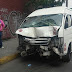 Choque de combi deja seis heridos en lindero de Coacalco y Ecatepec