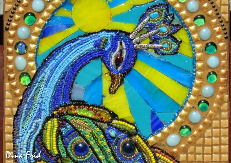 Hobby_Li: Сказочный павлин - мозаика из бисера