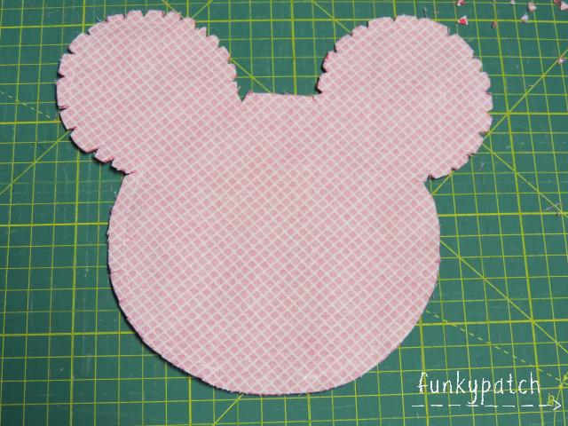 Mantelito individual con bolsillo con forma de Minnie